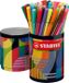 STABILO Pen 68 - Premium Viltstift - ARTY - Ronde Metalen Etui - Met 45 Verschillende Kleuren