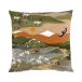 Arvidssons Textil Taie Fjällvandring 47x47 cm Vert-rost