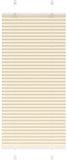 vidaXL Plissé rolgordijn 55x100 cm crème polyester