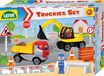 Lena Truckies Set de construction - Véhicules jouets - Multicolore - 2+ ans
