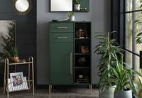 Schildmeyer Kent Highboard 151130, bosgroen/goud, 67,1 x 33,1 x 117,4 cm