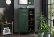 Schildmeyer Kent Highboard 151130, bosgroen/goud, 67,1 x 33,1 x 117,4 cm