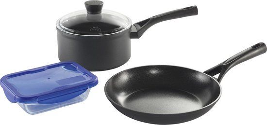Pyrex Student Kit - Bakpannenset - Aluminium - Grijs