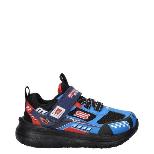 Skechers Tracks sneakers blauw Jongens Textiel Meerkleurig - maat 23