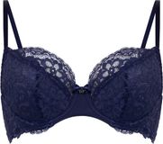 Hunkemöller Marine Non-Padded Underwired Bra Blauw