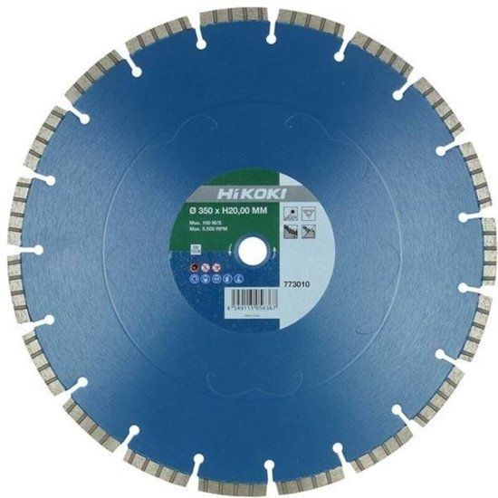 Hikoki Accessoires HiKOKI Diamant zaagblad Beton 350x20,0x10mm