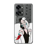 ERT GROUP Mobiele telefoonhoes voor OnePlus NORD 2T 5G Original en officieel gelicentieerd Disney Cruella 004-patroon perfect passend bij de vorm van de mobiele telefoon, gedeeltelijk bedrukt
