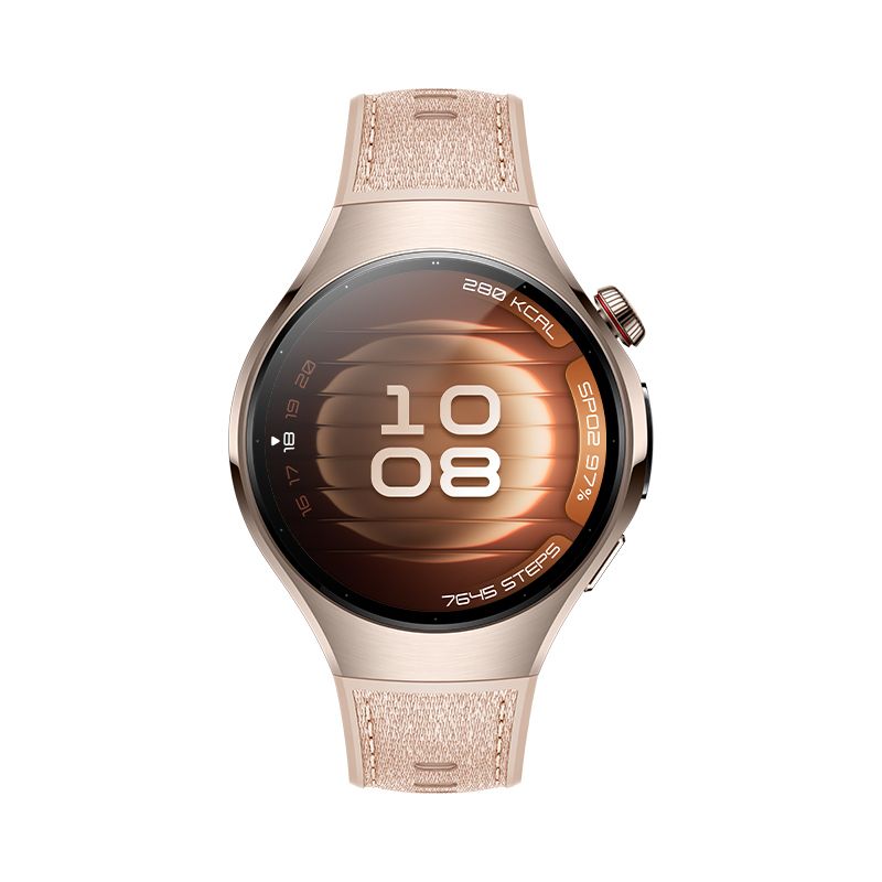 Huawei Watch 5 42mm Smartwatch - AMOLED, GPS, eSIM, Beige