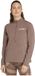 Adidas Terrex Multi Climacool Half Rits Lange Mouw T-shirt Bruin S Vrouw