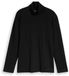 Tom Tailor - Trui met col en logoprint - Maat M - Black