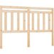 Tête de lit 146x4x100 cm bois massif de pin