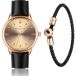 Philipp Blanc Montre et bracelet en cuir Lugano