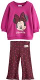 Next - Meisjes - Set van sweatshirt en broek met wijd uitlopende pijpen - Roze