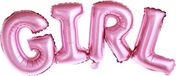 PartyDeco sp. z o. o. Ballon en aluminium 'Girl' - 74 cm Rose