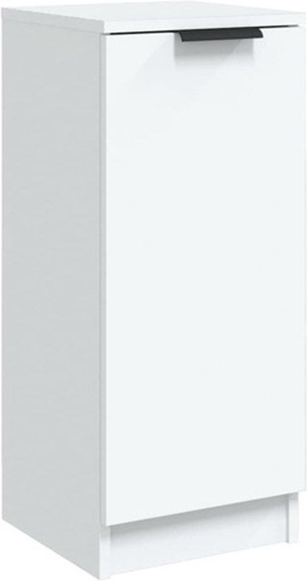 vidaXL Dressoir 30x30x70 cm Bewerkt Hout Wit