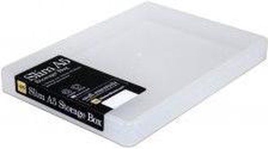 Weston Opbergbox - Transparant - Slim A5 - Kunststof
