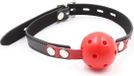 Fetish Bol Ball Gag Breathable Black/Red