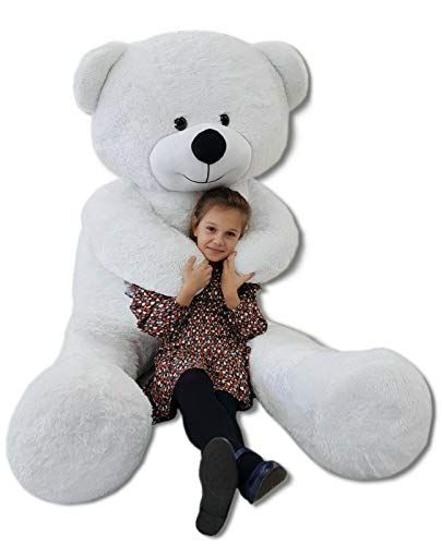Odolplusz Teddybeer 220cm GIGANT grote teddy Bear pluche beer knuffeldier pluche dier XXL , wit