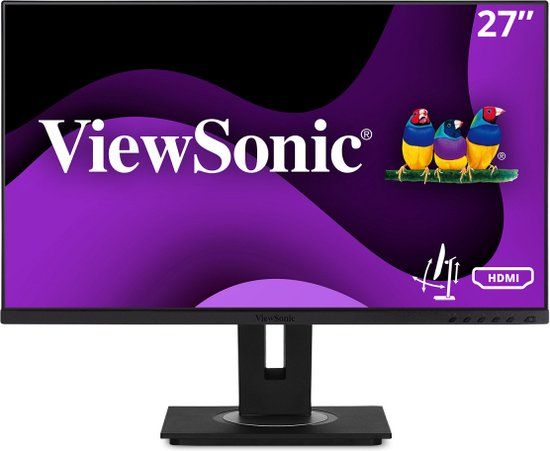 Viewsonic VG2748A - 27 inch Full HD Monitor - IPS - HDMI, DP, USB 3.0, Speakers - Black
