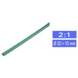 TRU COMPONENTS 1225424 Krimpkous zonder lijm Groen 21 mm 10 mm Krimpverhouding:2:1 per meter