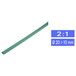 TRU COMPONENTS 1225424 Krimpkous zonder lijm Groen 21 mm 10 mm Krimpverhouding:2:1 per meter