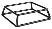 APS Buffetstandaard -Multi- van metaal, ontbijtbuffet, 18 x 18 cm, hoogte 5 cm, ommanteld met anti-slip rubberen coating, zwart