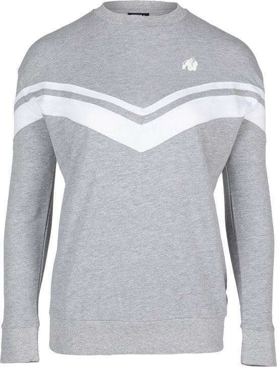 Gorilla Wear Hailey Oversized Sweatshirt - Grijs Gemeleerd - S
