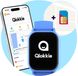 Qlokkie Kiddo Mini - GPS Horloge Kind - Smartwatch Kinderen - Blauw