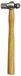 OEM Bolhamer, stalen kop, 61 mm, houten handvat, 24,1 cm, 113 g