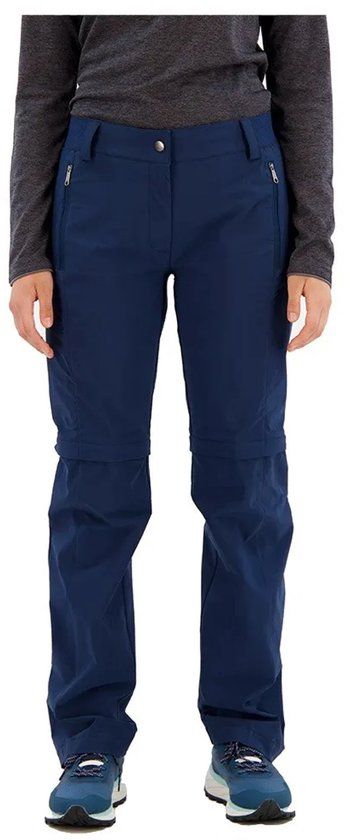 Vaude Farley Stretch Zo T-zip Ii Broek Blauw 44 / Short Vrouw