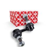 febi bilstein 28271 Verbindingsstang met borgmoeren, 1 stuk, zwart | Compatibel met: DAIHATSU SIRION, SUBARU JUSTY IV