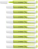 STABILO - Markeerstift - swing cool - Smalle highlighter - Geel - 10 Stuks