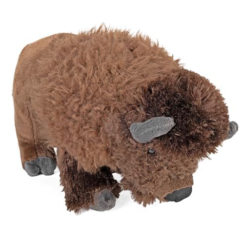 Wild Republic 10922 Republic pluche Bison, Cuddlekins knuffeldier, pluche dier, 30 cm