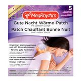 MegRhythm Warmtepleisters Good Night, 5 stuks