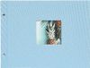 GOLDBUCH GOL-28529 Schroefalbum BELLA VISTA licht blauw als fotoalbum, 31x39 cm, zwarte bladzijden