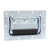 Adam Hall Hardware 34102 klapgreep medium geveerd in grote inbouwschaal