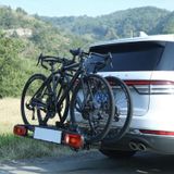 Merkloos Afsluitbare framehouder voor fietsendrager, metaal, geschikt voor framebuizen van 3 tot 6 cm