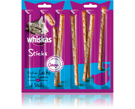 Whiskas Sticks - 14 x 6 stuks - Zalm