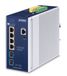 PLANET IP30 L3 Géré Industriel 2.5G Ethernet (100/1000/2500) Power over Ethernet (PoE) Aluminium, Bleu