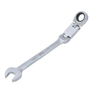BGS Dubbelscharnierende ratelring-steeksleutel | plooibaar | 17 mm
