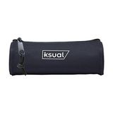 DOHE 45030 Ksual rond etui, 21 x 7 cm, zwart
