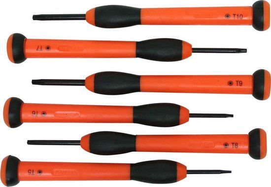 Skandia Torx Mini Schroevendraaierset - 6 delig
