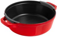 Zwilling Staub Gietijzeren Pannenset 3-delig Stapelbaar Kersenrood Ø 24 cm