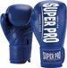 Super Pro Combat Gear Champ (kick)bokshandschoenen Blauw/Wit 14oz
