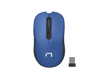 Natec NMY-1651 - Bluetooth Muis - Zwart/Blauw