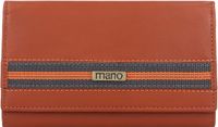 Mano Don Leonardo Portemonnee RFID Leer 16 cm - Dames - Horizontaal - cognac