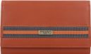 Mano Don Leonardo Portemonnee RFID Leer 16 cm - Dames - Horizontaal - cognac