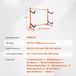 Latios Kajakrek - Support de kayak autoportant pour 2 kayaks - Largeur réglable 123-182,5 cm