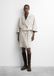 comma - Korte flanellen rok met wikkel-look - beige - Maat 38