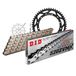 Kettingset DID Kettingset staal 520ZVM-X klinknagel slot voor Yamaha WR F 400 cc bj. 1998